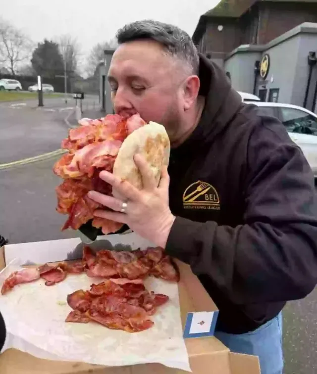 greggs staff stunned as customer orders biggest ever bacon sarnie - a mas 17474