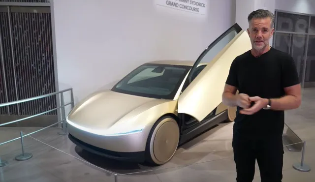 people baffled as teslas self-driving cybercab is revealed with no steerin 18264