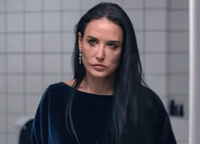 on social media, many viewers were stunned as demi moore consoled herself w 18587