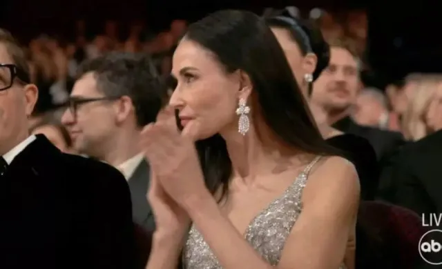 on social media, many viewers were stunned as demi moore consoled herself w 18590