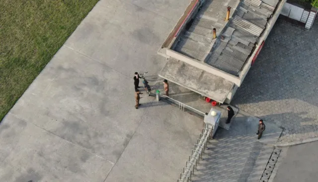 people baffled as man flies drone into north korea, capturing rare footage 19039