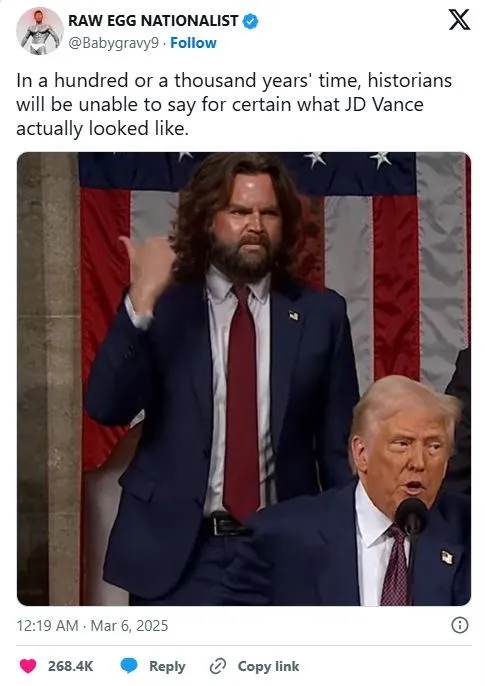 jd vance breaks silence as viral memes of the vice president take over the 19175