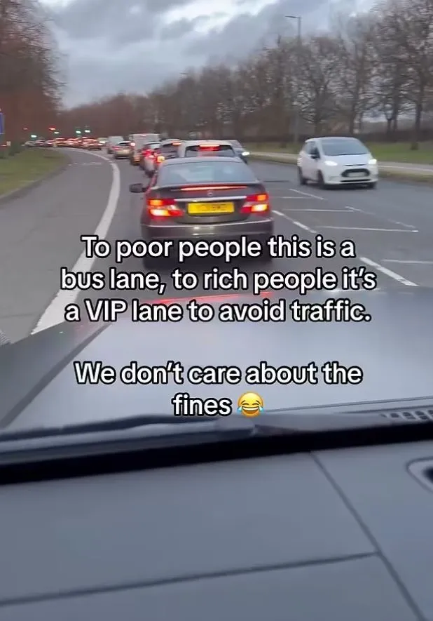 young millionaire faces backlash for calling bus lanes vip road for broke 19528