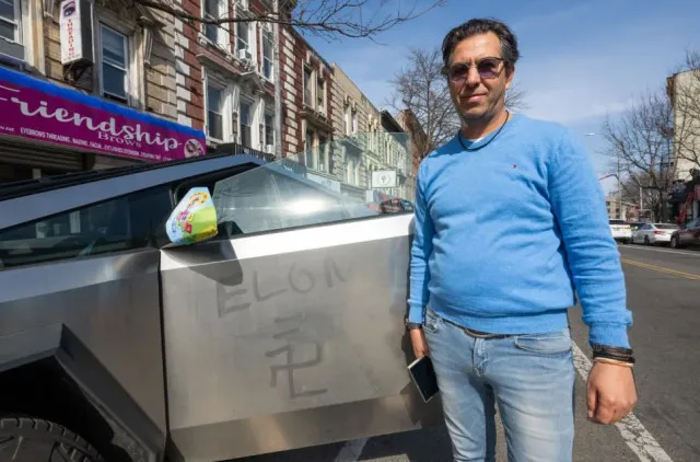 elon musk mocks popular car brand after owner is caught vandalizing tesla 19768