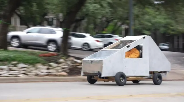 people stunned as youtuber creates fully functional cybertruck from trash 19755