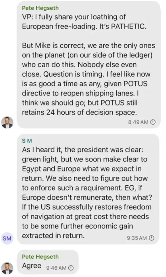 top trump official at risk of firing after shocking leaked group text revea 20493