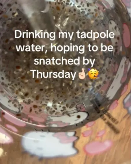people gag as ‘tadpole water’ becomes gen z’s latest viral weight loss hack 20745