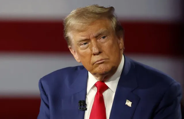 donald trump has sparked debat after answering to reporter when asked to de 20870