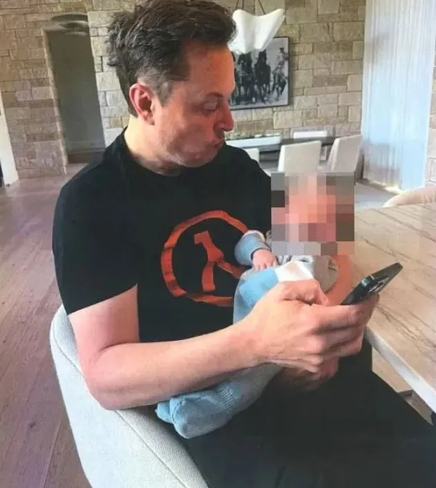 awkward detail noticed on mother of elon musks 13th childs x profile afte 21034