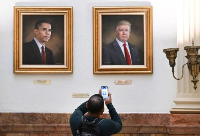 artist behind trump portrait claims presidents remarks are seriously damag 21478