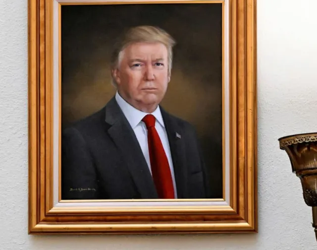 artist accused of distorting trump’s portrait says her business may never r 21557