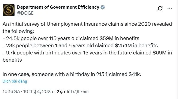 elon musk stunned by shocking doge discovery of fake unemployment claim 21717