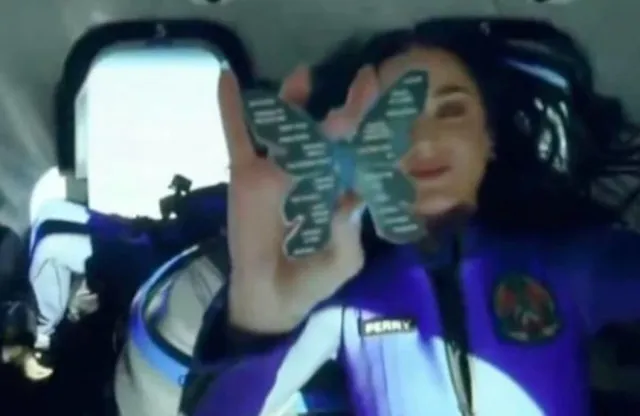 new footage of katy perry in space sparks debate on flat earth theory 22044