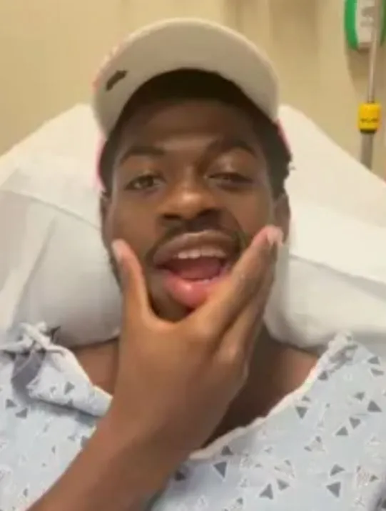 lil nas x fans concerned as he reveals right side of his face is paralyzed 22106