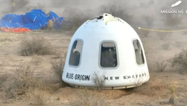 people are just realizing the truth behind fake hand on blue origin fligh 22355