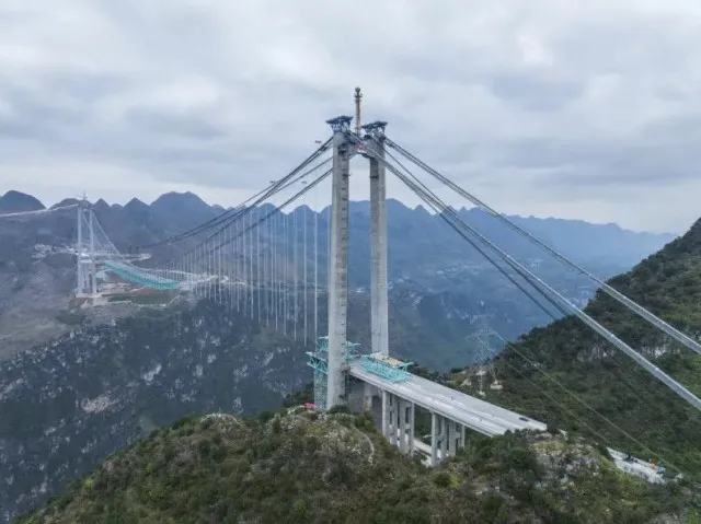this $282 million bridge, built at an elevation of 2,050 feet above sea lev 22494
