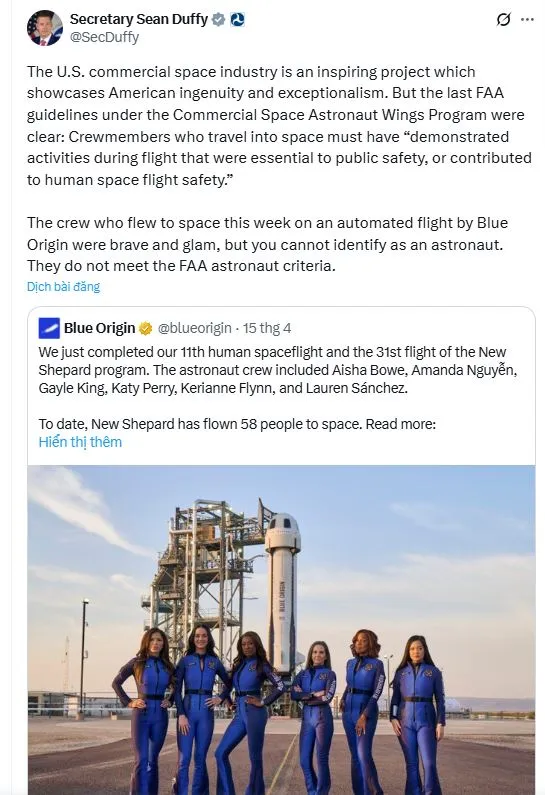 trump official criticizes katy perry and all-female crew as people claim je 22445