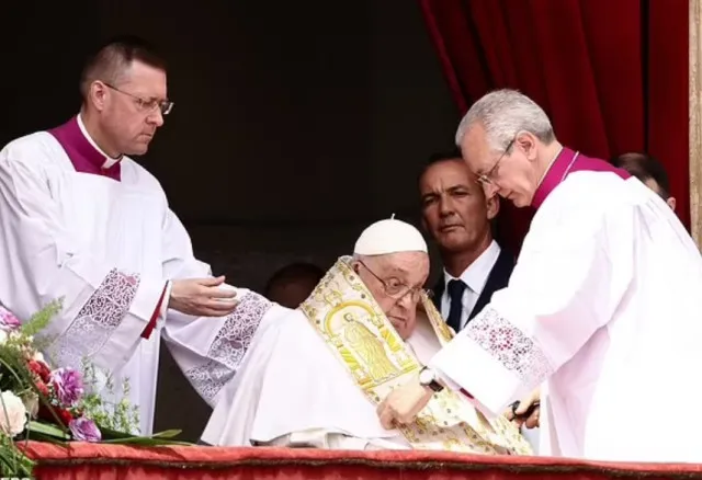 pope franciss final words: the 88-year-old pontiff, suffering from pneumon 22605