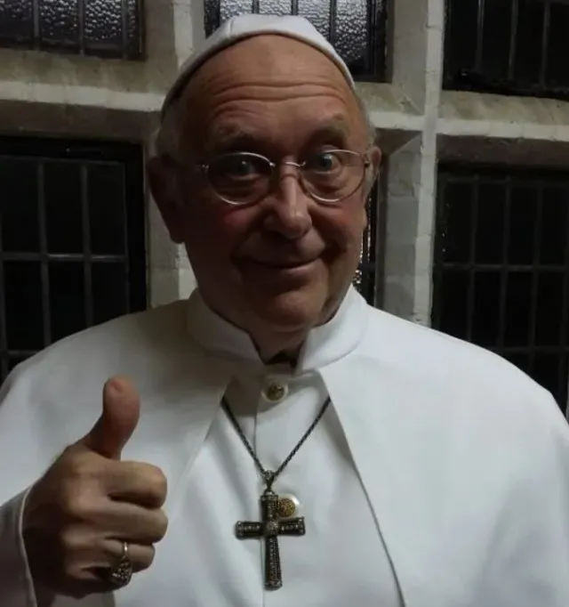 man who looks like the pope francis says he has never actually been hired a 22830