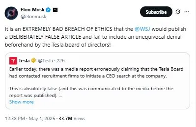 elon musk lashes out in fury over reports tesla is seeking a new ceo to rep 23257