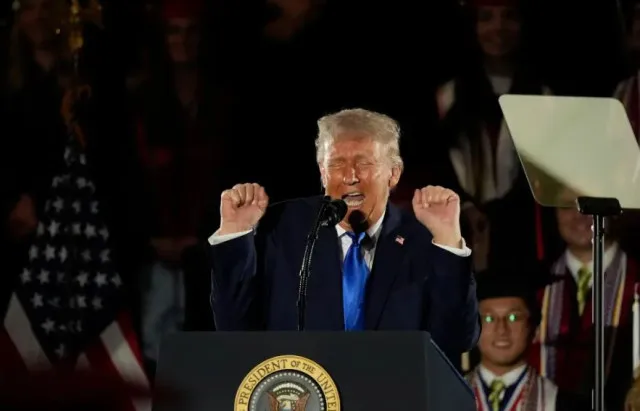 trump jokes hes in trouble with melania after mocking transgender athlet 23320