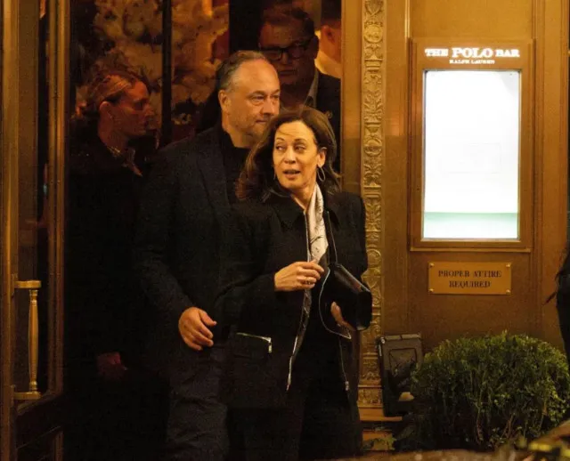 kamala harris and hubby doug emhoff swoop into nyc hotspot polo bar ahead o 23437