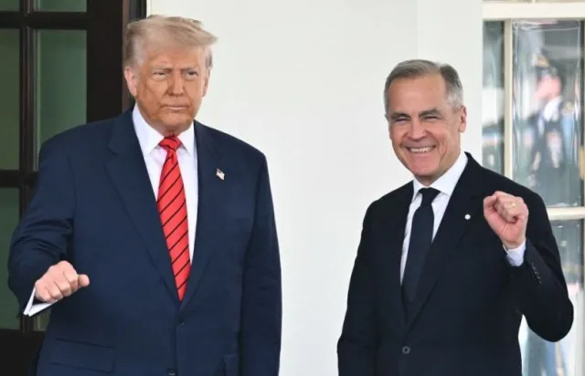 trump gives brutal three-word response after mark carney says canada is no 23555