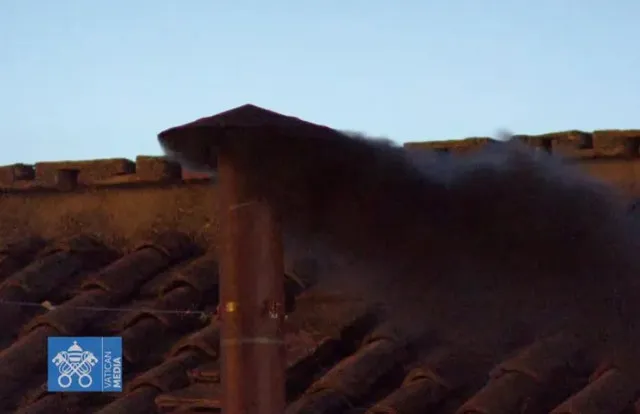 cardinals fail to choose new pope as black smoke rises from sistine chapel 23621