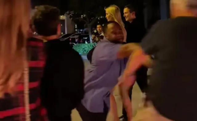 ivanka trump’s bodyguard forcefully shoves man after he repeatedly approach 23639