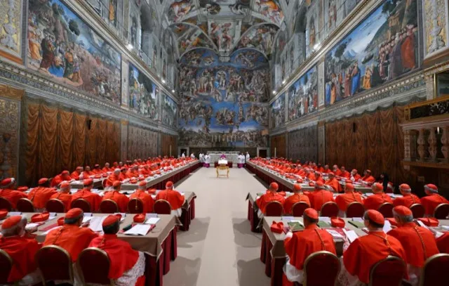 new pope officially named as white smoke signals conclusion of second-day c 23662