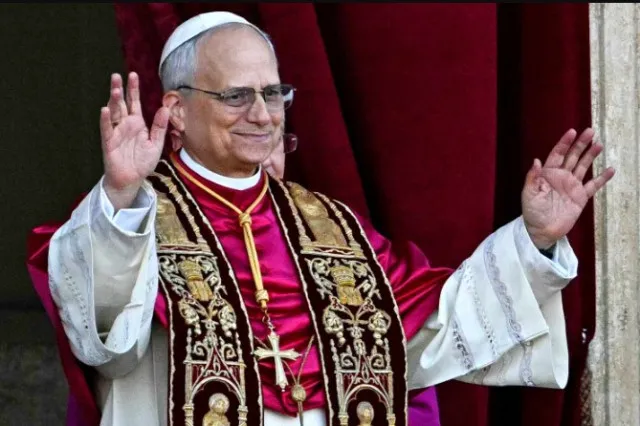 new pope officially named as white smoke signals conclusion of second-day c 23666