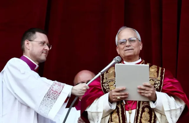 pope leo hints his election result with five-word message in phone call bef 23733