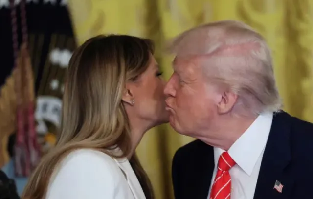 trump and melania share heartfelt moment at white house mothers day celebr 23684