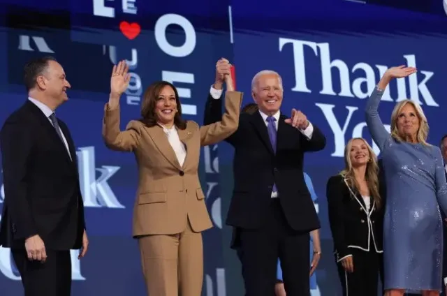 adviser blames former president joe biden for kamala harris 2024 president 24067