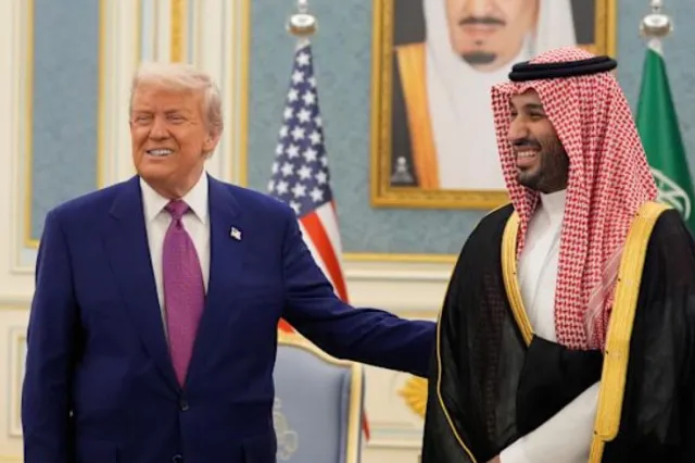 donald trump receives uncommon royal welcome during visit to saudi arabia f 24046