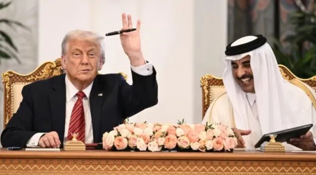 boeing wins record-breaking $96b aircraft deal with qatar during trump’s mi 24188