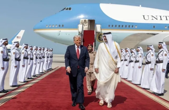 boeing wins record-breaking $96b aircraft deal with qatar during trump’s mi 24189