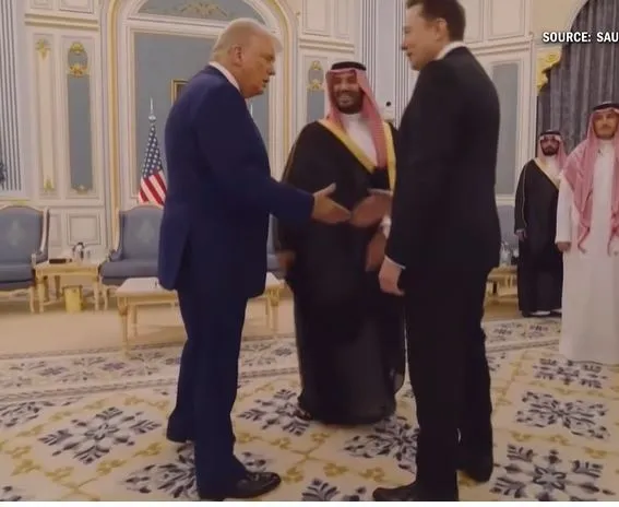 people are asking the same question after footage shows elon musk and trump 24131