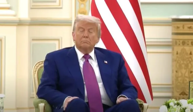 white house breaks silence after trump appears to fall asleep during saudi 24179