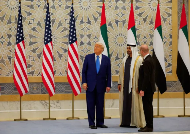 world’s tallest building lit up with american flag to honor president trump 24251