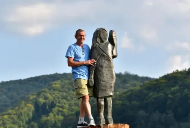 melania trump statue stolen from her hometown in slovenia after being cut o 24287