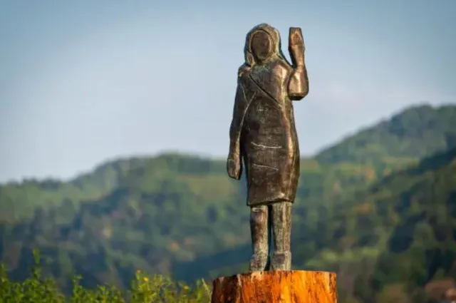 melania trump statue stolen from her hometown in slovenia after being cut o 24288