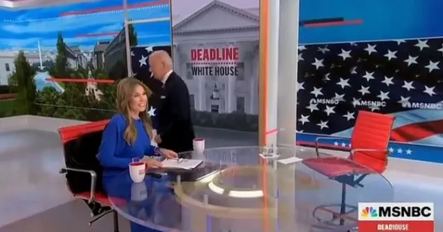 bidens strange behavior during 2023 msnbc interview is believed to hint at 24455
