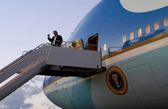 pentagon confirms trump accepts jet from qatar will refit it as air force o 24616