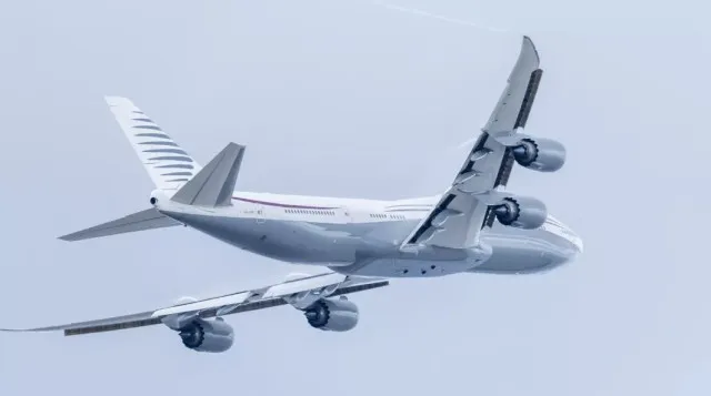 pentagon confirms trump accepts jet from qatar will refit it as air force o 24617