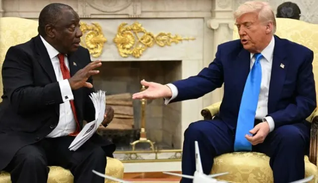 trump reacts harshly after south african president criticizes him over $400 24703