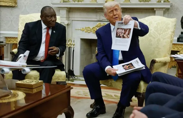 trump reacts harshly after south african president criticizes him over $400 24704