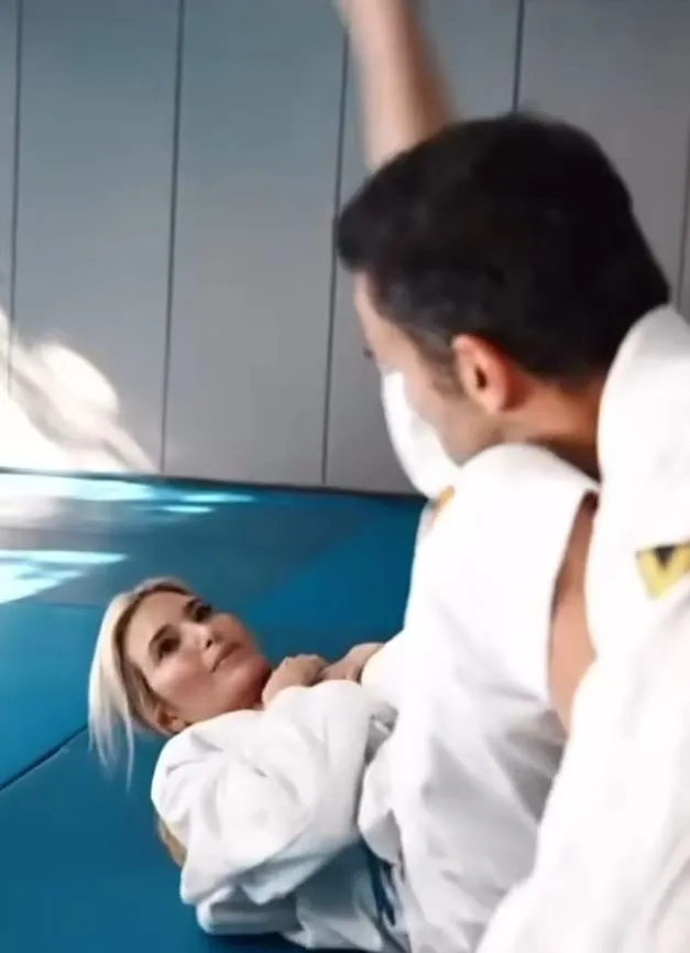 ivanka trump takes down opponent while showing off impressive jiu-jitsu ski 24840